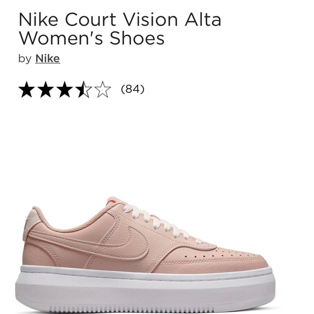 Nike Court Vision Alta Women's Shoes
11, Pink Oxford
Quantity: 1